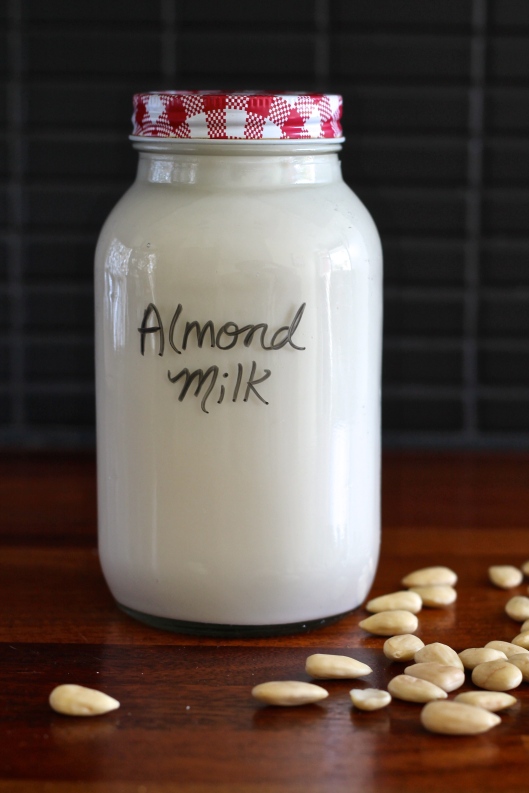 how to make almond milk // the muffin myth